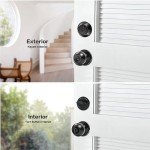 Cielsa Dawn Matte Black Door Lock Set