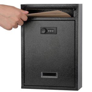 Secure Wall Mount Mailbox with Code Lock