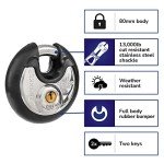 Brinks 80mm Stainless Steel Keyed Discus Lock