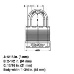Master Lock Magnum Heavy Duty Padlock 2-Pack