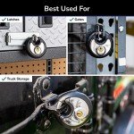 Brinks 80mm Stainless Steel Keyed Discus Lock