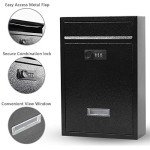 Secure Wall Mount Mailbox with Code Lock