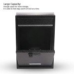 Secure Wall Mount Mailbox with Code Lock
