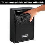 Secure Wall Mount Mailbox with Code Lock