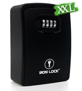 XXL Waterproof Iron Lock Box with 4-Digit Code