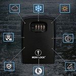 XXL Waterproof Iron Lock Box with 4-Digit Code