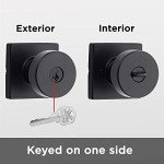 Kwikset Pismo Keyed Entry Door Knob Set