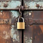 4 Pack Small Keyed Brass Padlocks for Security