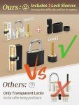 34-Piece Upgraded Unpickable Lock Set