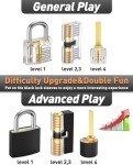 34-Piece Upgraded Unpickable Lock Set