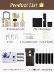 34-Piece Upgraded Unpickable Lock Set
