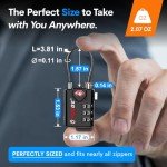 TSA-Approved Adjustable Cable Lock for Travel