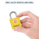 TSA Approved 4 Pack Zinc Alloy Luggage Locks