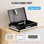 Grimtron Fireproof Small Safe Lock Box