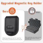 Magnetic Combination Lock Key Hider for Cars