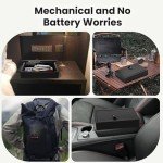 Grimtron Fireproof Small Safe Lock Box