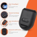 Magnetic Combination Lock Key Hider for Cars