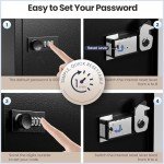 Grimtron Fireproof Small Safe Lock Box