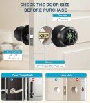 Smart Fingerprint Door Lock with Keypad & App