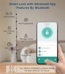 Smart Fingerprint Door Lock with Keypad & App