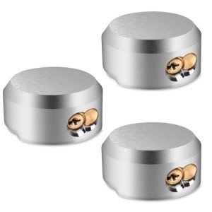 3 Heavy Duty Hidden Shackle Padlocks with Keyed Alike