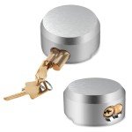 3 Heavy Duty Hidden Shackle Padlocks with Keyed Alike