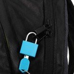 Mini Metal Luggage Locks with Keys - Multicolor