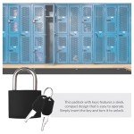 Unpickable Keyed Padlock for Lockers and Storage