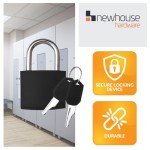 Unpickable Keyed Padlock for Lockers and Storage