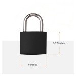 Unpickable Keyed Padlock for Lockers and Storage