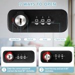 Fireproof Lock Box with Dual Combination Lock