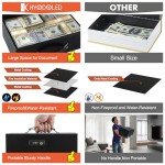 Fireproof Lock Box with Dual Combination Lock