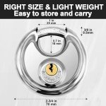 Vervida® Heavy-Duty Stainless Steel Disc Lock