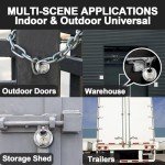 Vervida® Heavy-Duty Stainless Steel Disc Lock