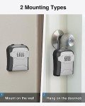 Puroma Wall-Mounted Key Lock Box with Resettable Code
