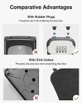 Puroma Wall-Mounted Key Lock Box with Resettable Code