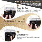 Large Secure Lockbox with Combination Key Access