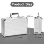 Portable Locking Storage Box with Dual Combination Locks