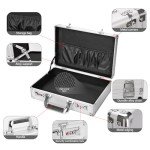 Portable Locking Storage Box with Dual Combination Locks