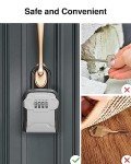 Puroma Wall-Mounted Key Lock Box with Resettable Code