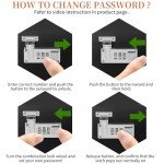 Black Bamboo Lock Box with Removable Compartment