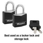 Master Lock 2-Piece Aluminum Keyed Padlock Set