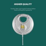 4 Pack Keyed Alike Stainless Steel Disc Locks
