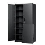 Yizosh Metal Storage Cabinet with Unpickable Lock