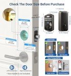 Veise Keyless Fingerprint Door Lock - Matte Black