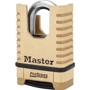 Master Lock 1177D Brass Resettable Combination Padlock