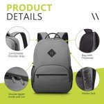 Light Gray Smell Proof Backpack with Lock