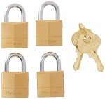 Master Lock Heavy-Duty Brass Padlock - 1.9 cm