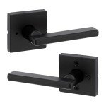 Kwikset Halifax Keyless Push Button Door Lever