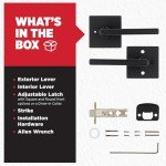 Kwikset Halifax Keyless Push Button Door Lever